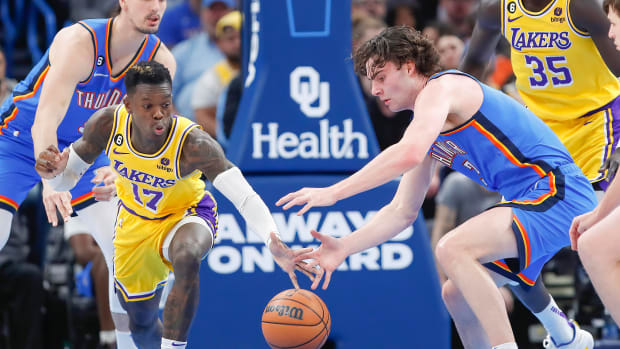 dennis schroder josh giddey thunder 3-1-23